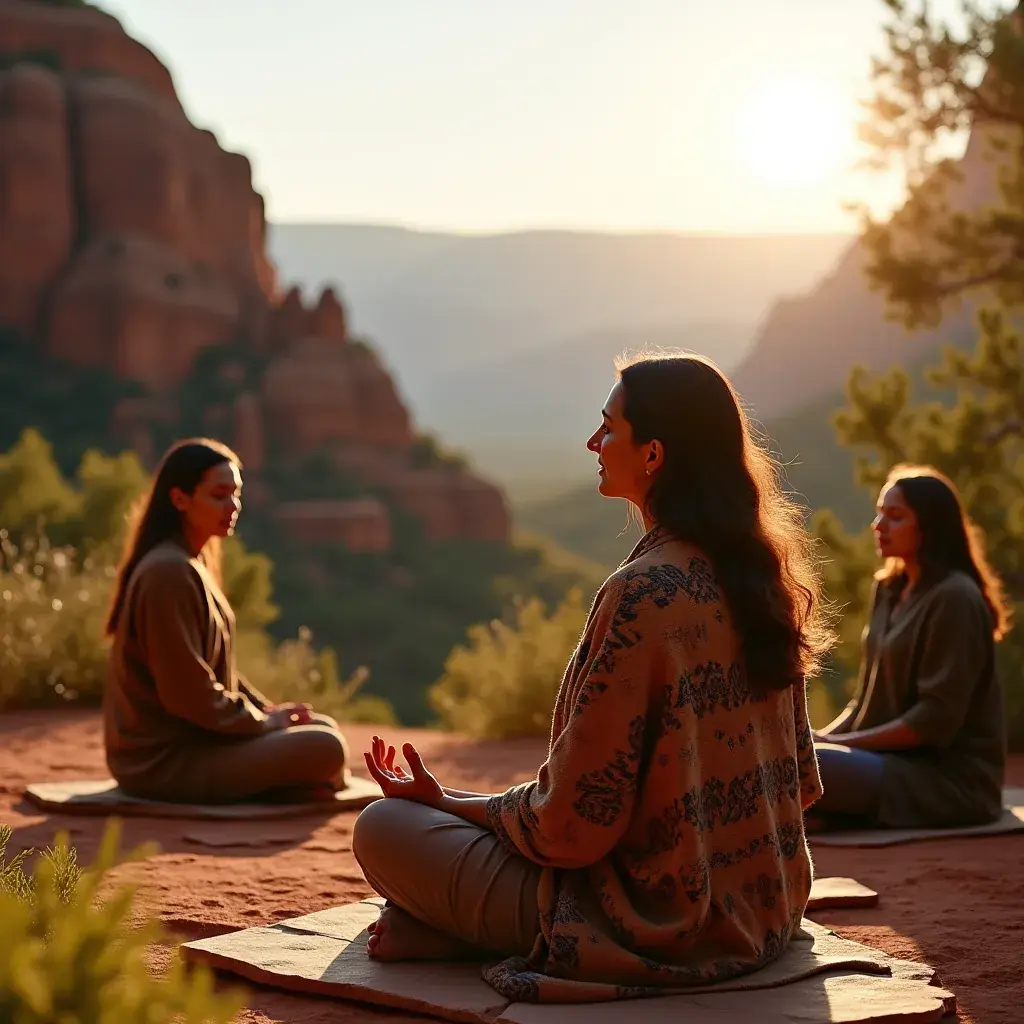 Снимок энергетического вихря с яркими цветами и светом.