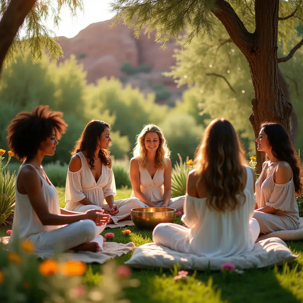 Спокойная тропа для прогулок, ведущая к месту силы на природе.